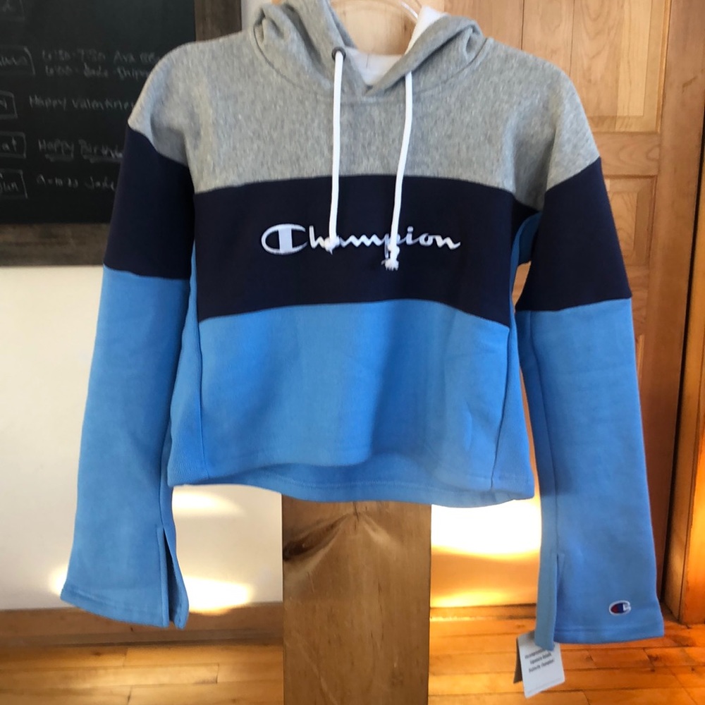Champion Cropped Hoodie, NWT - Picture 4 of 8